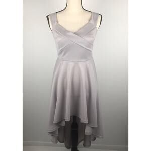 High Low Gray Dress by Winsor Size Medium